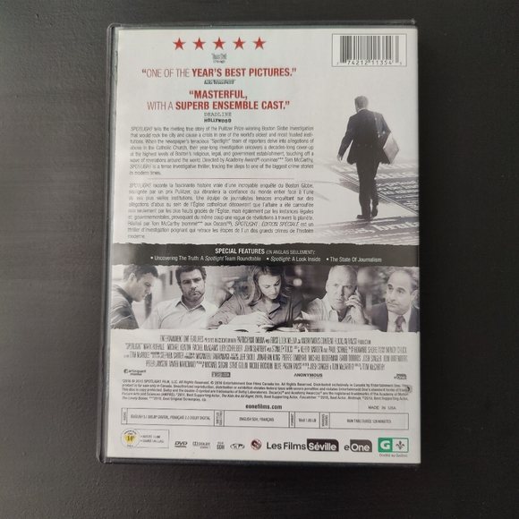 DVD | Spotlight 📽️ | best original screenplay - Picture 6 of 7